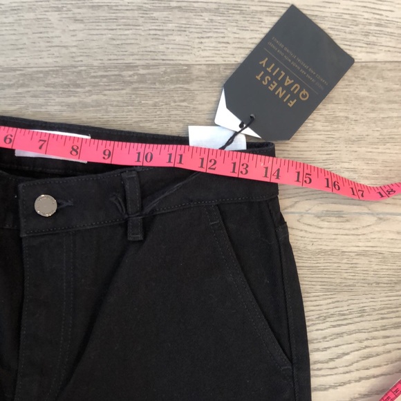 NWT High rise black flare bottom jeans - Picture 9 of 10